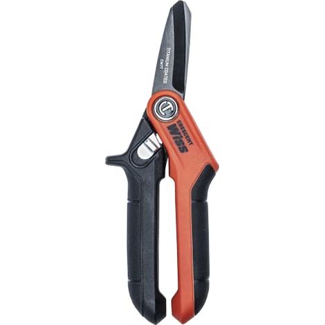 Wiss CW7T Cisailles Universelles En Titane 191 Mm / 7-1 / 2 Pouces Avec Conception Ergonomique Pour Une Utilisation Facile, Multicolore (1/5)