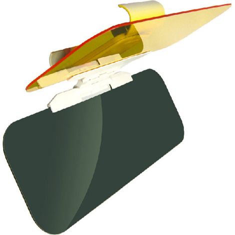 Extension de jour et de nuit pour voiture, visière anti-éblouissement 2 en 1, bloc UV automobile, pare-soleil anti-éblouissement, lunettes de protection pour la plupart des véhicules. (1/4)