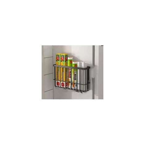 Magnetisches Ablagefach für den Kühlschrank, bohrfreies Ablagefach, Organizer für Gefrierbeutel und Papierhandtücher - Crezuo (1/5)