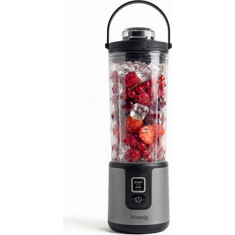 H.Koenig MOOTH9 - Mini blender portable sur batterie Noir (1/5)