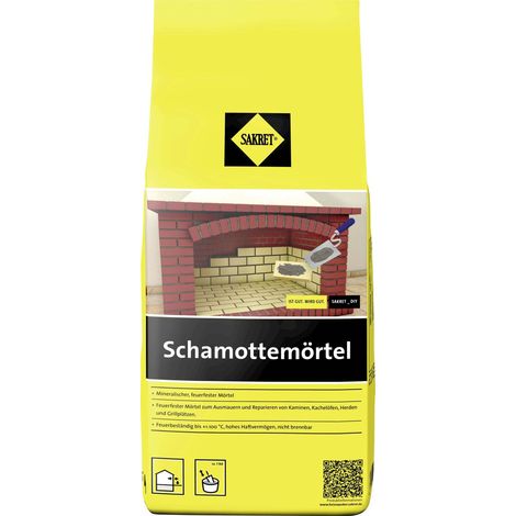 SAKRET Schamottemörtel 5 kg Beutel Estrich & Mörtelprodukte