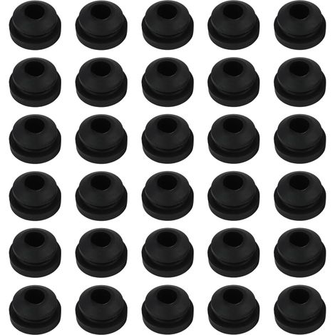 30pcs Replacement Rubbers for Gas Stove, Camping Car Rubber Feet, Rubber Ends, 5mm Camping Protective Caps, Heat Resistant Protective Accessories (1/5)