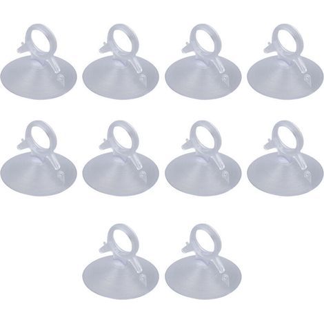 Ventouse Transparente, 10 pièces Ventouse pour Panneau Solaire, Anneau de Traction en PVC, Anneau de Traction Robuste, Ventouse de Panneau Solaire Polyvalente pour Verre de Voiture