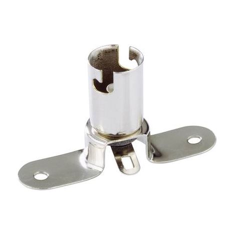TRU COMPONENTS 794959 Support d'ampoule Culot (mini-lampes): BA9s Connexion: pattes à souder 1 pc(s) S470651 (1/2)