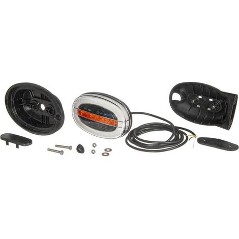 FANALE ANTERIORE A LED PER JOHN DEERE FANALE OVALE DI SVOLTA 136,4x91x40mm