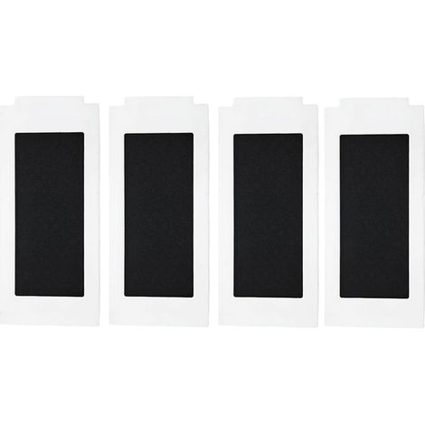 Dengmx-4 PCS Accessoires de filtre HEPA pour ECOVACS - plastique ABS, compatible ECOVACS - maison - Lot de 4 pièces (1/5)