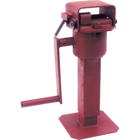 Maxter – Béquille d'appui articulée 3000kg – Tube carré 150x120mm – Levée 660mm – Système de fixation supérieur – Excellent rapport qualité prix (1/2)
