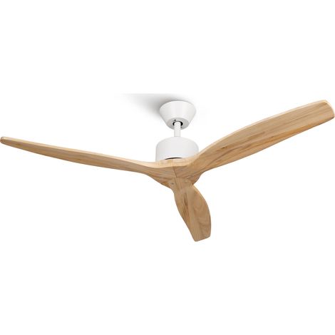 Mellerware - Brizy Bright - Ventilatore da soffitto - Legno chiaro - LED 45W - Adatto ad ambienti fino a 20 m² (1/4)