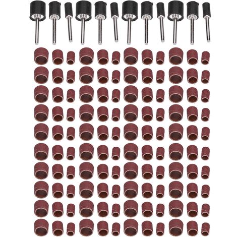 Set mit 132 robusten Schleifbändern aus Aluminiumlegierung für Trommelschleifmaschinen, ideal für Holzbearbeitung und Metallpolitur (1/5)