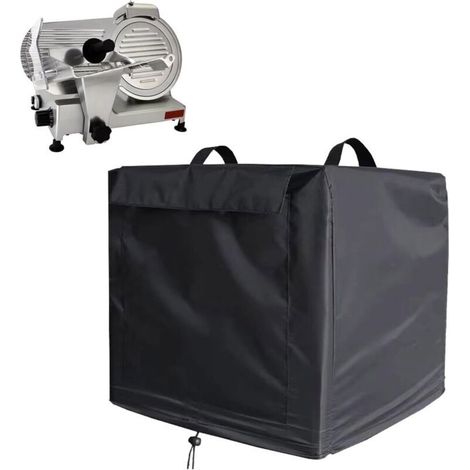 Housse de protection pour trancheuse à viande (housse uniquement), imperméable et anti-poussière pour comptoir de cuisine, convient pour trancheuse à viande BESWOOD/VEVOR - Tissu Oxford 420D robuste