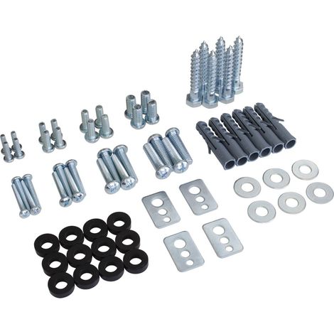 Lot de vis avec Cheville Matériel de Fixation pour Support TV Universel Écrans PC Support Mural Support