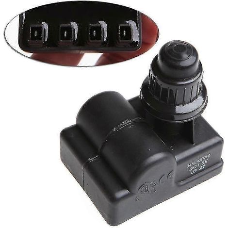 Pièce de rechange pour barbecue à gaz avec allumeur à bouton-poussoir et fonctionnement sur piles AA à 4 trous. (1/3)