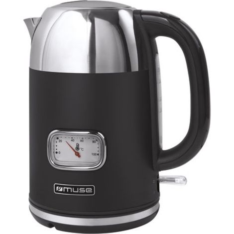 MUSE Bouilloire 1.7 L Noir Mat & Inox - Collection of Inspiration - MS020BS (1/2)