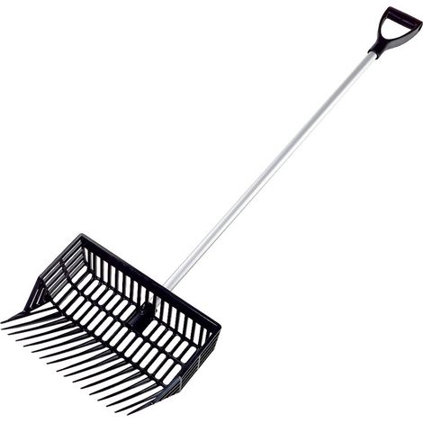 Fourchette stable en plastique avec panier et manche en aluminium manche en plastique