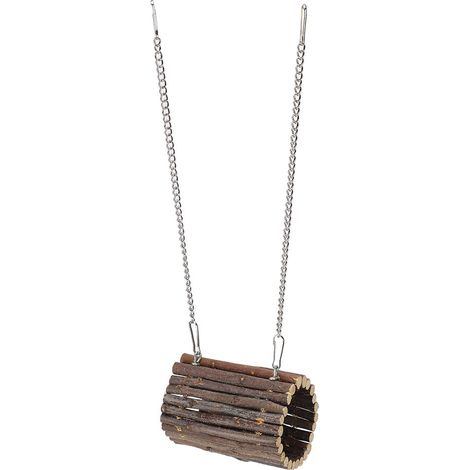 Jouet à mâcher pour hamster, tunnel suspendu, pont, petits animaux, jouet pour cage de hamster, chaîne à crochet, double usage (1/5)