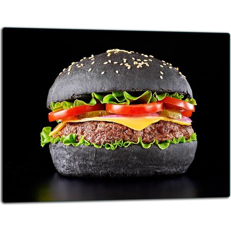 Glasschneidebrett 52x40 Burger (1/5)