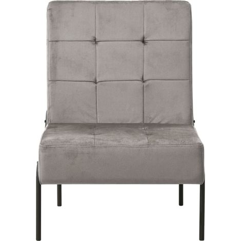 Maison Exclusive - Poltrona Relax 65x79x87 cm Grigio Chiaro in Velluto