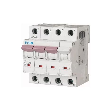 Eaton Leitungsschutzschalter (MCB), 32 A, 3p + N, Charakteristik: C, 236530