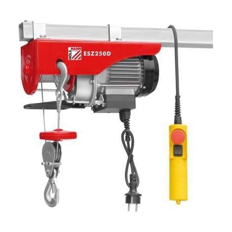 Holzmann Maschinen ESZ250D230V Verricello elettrico Capacità di carico (con puleggia) 250 kg Capacità di carico (senza