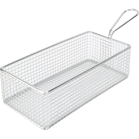Frittierkorb aus Edelstahl, Küchensieb aus Drahtgeflecht (1/5)