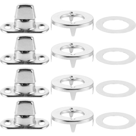 Fermetures de Paquet pour Voyage en Alliage de Zinc Argenté Serrure Mallette Solide et Facile à Utiliser Lot de 10 et Usage Domestique (1/5)