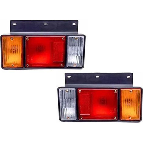 Fanali posteriori per auto e camion, indicatori di direzione, luci dei freni, per Isuzu, NPR, ELF, NPR, NKR, NHR e NLR 1987-2022 (Colore: Sinistra e Destra) (1/4)