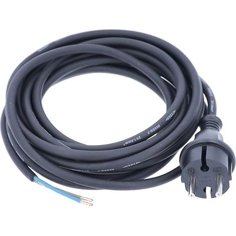 Pack of 2 5m Power Cords, Adapter Cables with Stripped Wires, Construction Sites, Industry, IP44 (1/5)