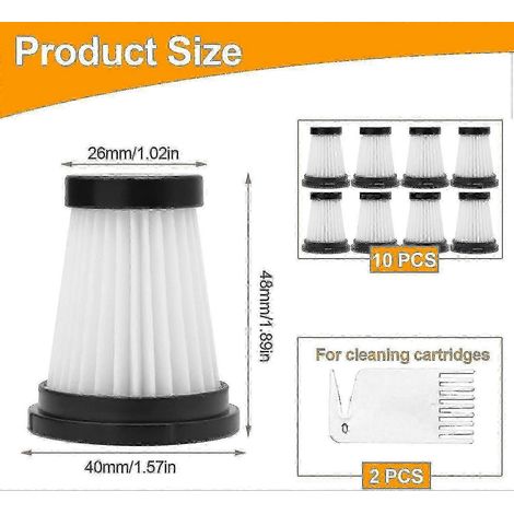 Filtro HEPA Genius Invictus One 1.0, paquete de 12 unidades, edición 0618