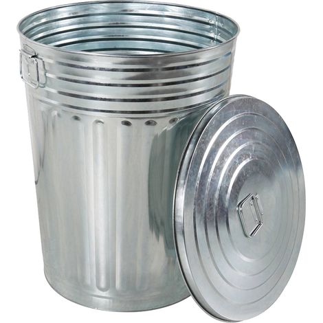 Abfalleimer Mülleimer Tonne Metall-MMT58-LEX