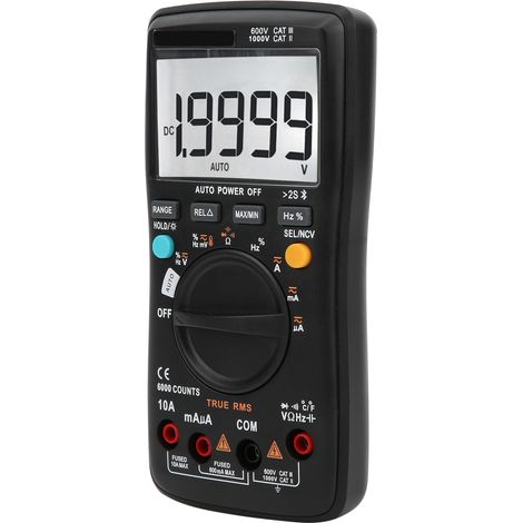 Multimètre numérique sans fil ZT-300AB : testeur de résistance, de capacité et de température AC/DC True RMS avec 6 000 compteurs (1/5)