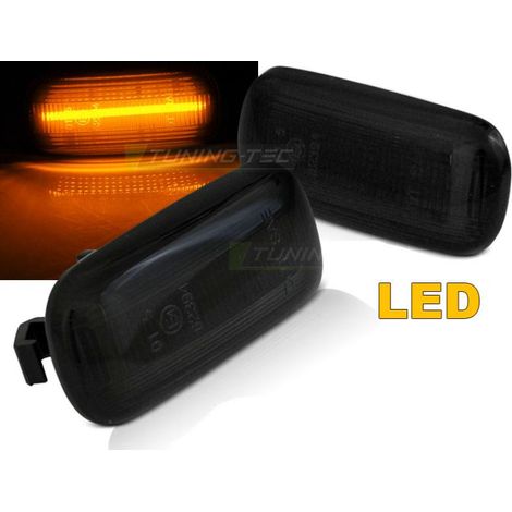 Paire Clignotant Repetiteur Led Audi A6 C6 de 2004 a 2011 Fume-34388641 (1/3)