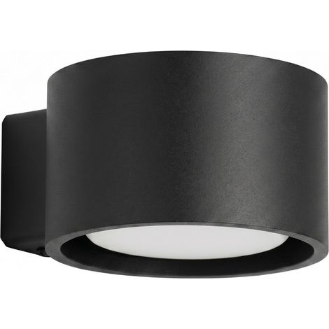 Apliques MODO negro aluminio 1xGx53 10cm Sollux (1/2)