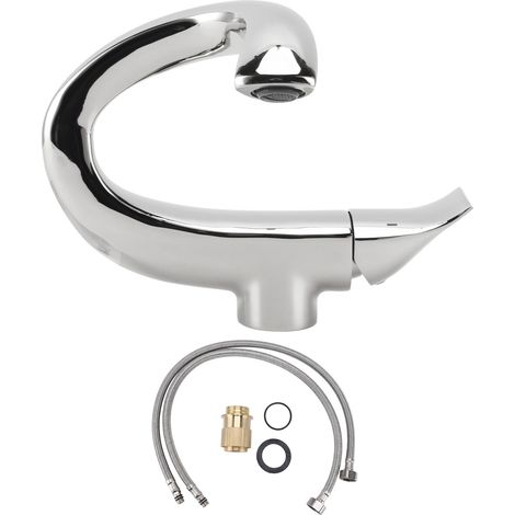 Robinet de lavabo en cuivre multifonctionnel, moderne, simple et raffiné, réglable en eau chaude et froide, pour salle de bain, plaqué or. (1/5)