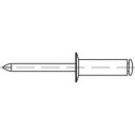 [NEUWERTIG] B-Ware Toolcraft Blindniete Niete 4 Mm X 16 Mm Aluminium Stahl 500 Stück