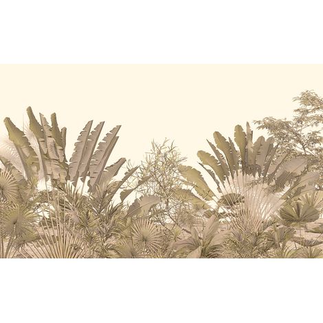 Papier peint panoramique - Plantes Tropicales - 130 cm x 78 cm (1/2)