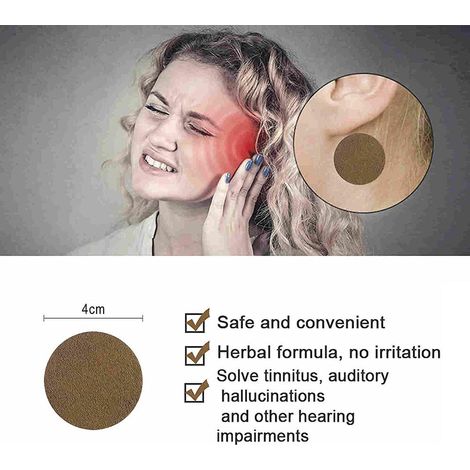 Patch Auditif Acouphènes - Dispositif de Soulagement Naturel pour l'Audition et les Bourdonnements d'Oreilles (1/5)