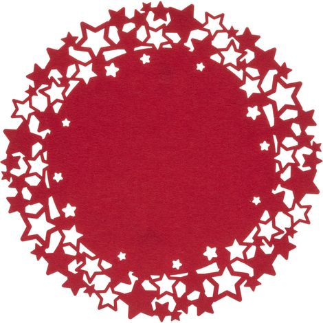 Platzmatte aus Filz, Ø 38 cm (1/3)