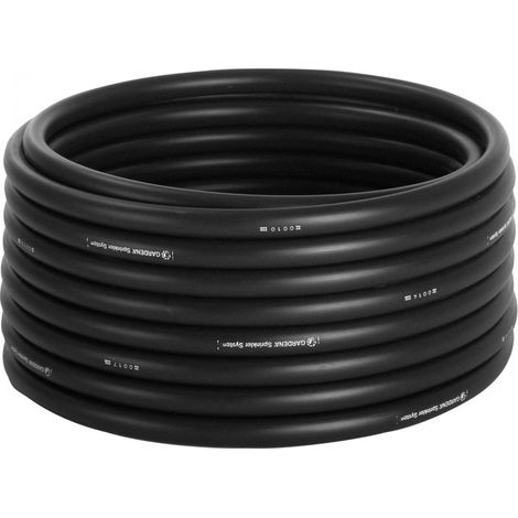 Gardena – Tuyau d'alimentation pour arrosage enterré 25 mm – Longueur 50 m – Résistant aux UV et intempéries – 279320