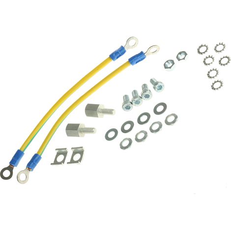 Tresse métallique de mise à la terre RS PRO ( Prix pour 1 Jeu )