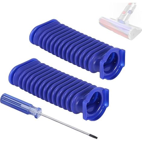 Kit di 2 tubi di aspirazione inferiori compatibili con le spazzole rotanti morbide degli aspirapolvere V11, V10, V8, V7 e V6, ricambi per aspirapolvere con cacciavite. (1/4)