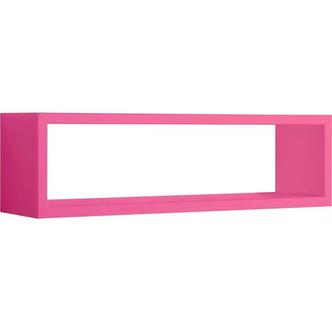Mensola parete rettangolare fuxia scaffale salotto soggiorno camera Regolo (1/4)