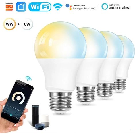Tuya Lampadina LED CCT Smart Wi-Fi A60 E27 Dimmerabile 9W (1/5)