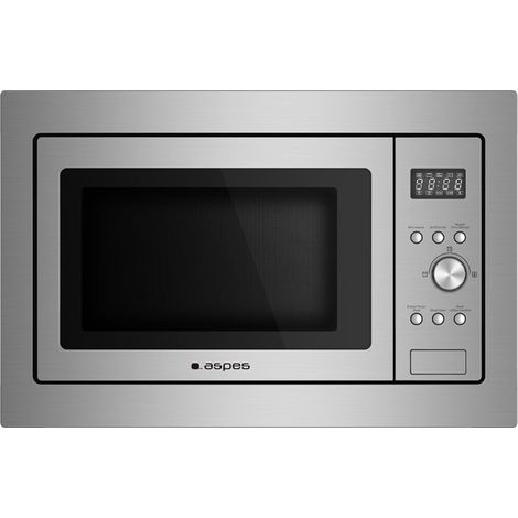 Microondas Integrable 700W 1000W 20L ASPES AMWI2701DGX Inox