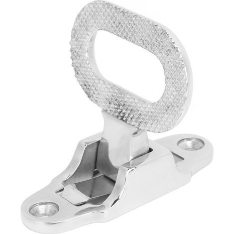 Tbest Mât Pliant en Acier Inoxydable, Marche Antidérapante Universelle pour Bateau, Camping-Car, Camion, Yacht (1/5)