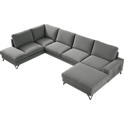 Sofá rinconero ComfiDream Lyrana III, Derecha, Función de descanso, Almacenaje, 367x214x91cm, 0 (1/5)