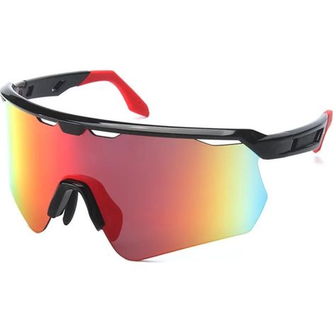 Winddichte Radbrille für Mountainbikes und Rennräder, polarisierte Sonnenbrille mit UV-Schutz, Herren und Damen, Outdoor-Radfahren (1/2)