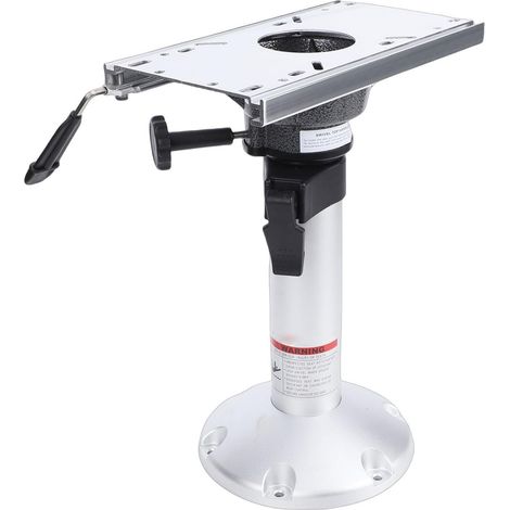 Piédestal de Siège de Bateau Réglable en Alliage D'aluminium Durable 17-24 Pouces pour Bateaux de Pêche de Bateau de Yacht (1/5)