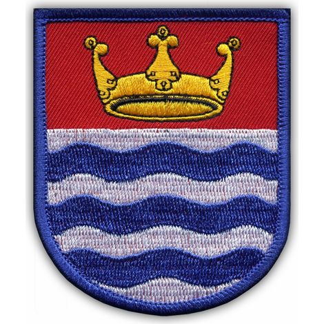 Escudo de armas del Consejo del Gran Londres (GLC) - escudo - Reverso magnético - Parche/insignia/emblema bordado