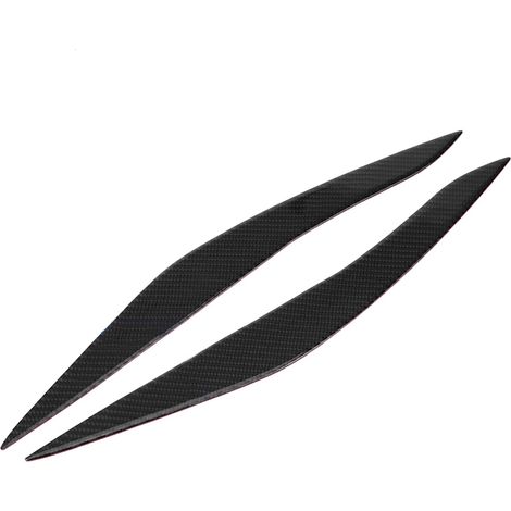 Paire de couvre-sourcils en fibre de carbone pour phares BMW Série 5 F10 2010-2013 (1/5)