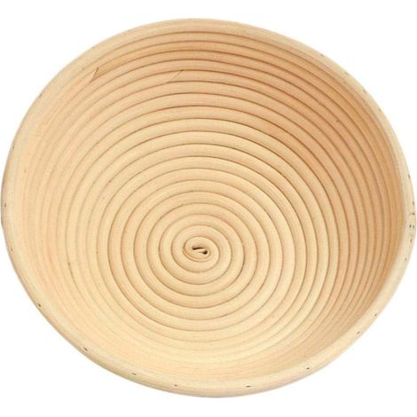 Panier à pain, corbeille de fermentation pour boulangerie (rond, taille moyenne n°1, 18x9 cm) (modèle européen déposé) (1/4)